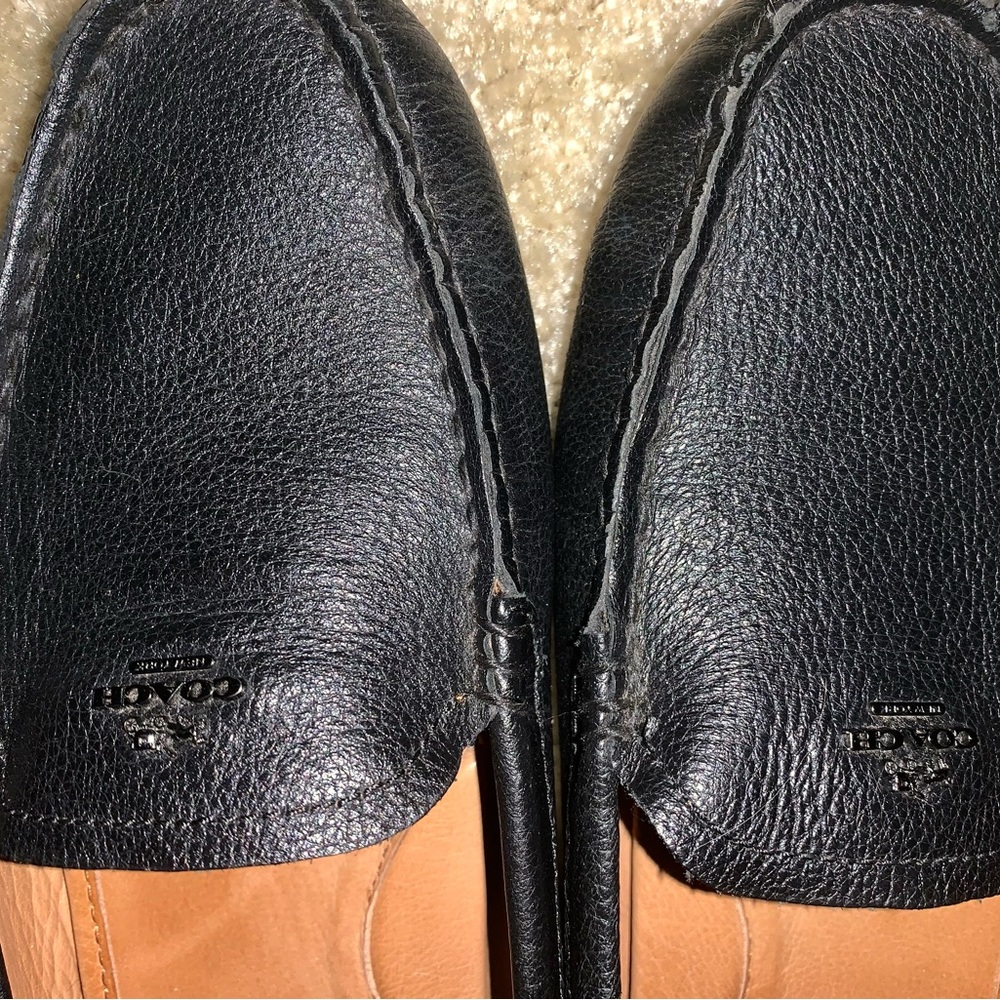 Coach Moccasin Leather Loafers